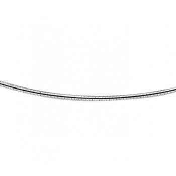 Zilver omega collier 45cm 1.5mm - 600700