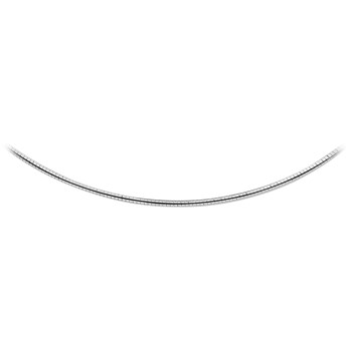 Zilver omega collier 1.75mm 42cm - 600712
