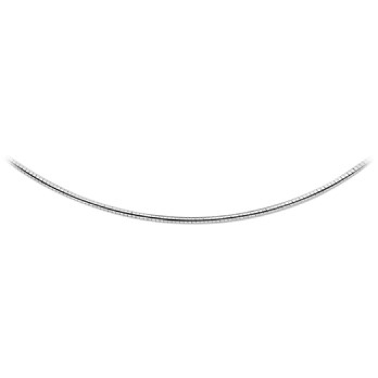 Zilver omega collier 1.75mm 42cm - 600712