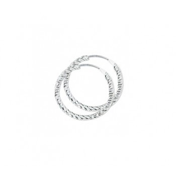 Zilver oorringen 19mm/2,0mm - 601024