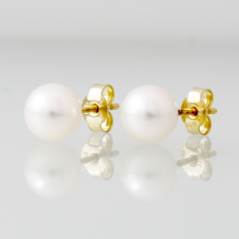 Cultive Parel 7mm gouden oorsteker - 601927