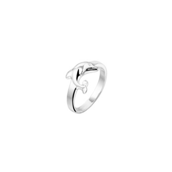 Zilver kinderring dolfijn 12.5-15.5 - 602191 Zilver kinderring dolfijn 12.5-15.5 - 602191