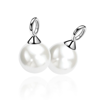 ZINZI zilveren oorbedels parel wit 10mm ZICH266W - 602977 ZINZI zilveren oorbedels parel wit 10mm ZICH266W - 602977