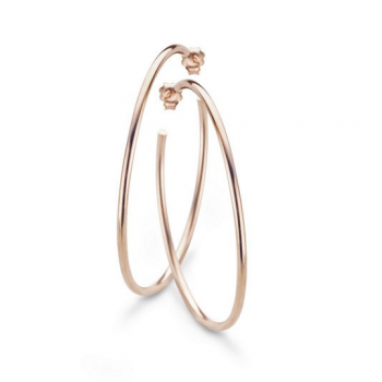 Moments Silver creolen rose verguld 50mm/2mm. 72359BP - 603410