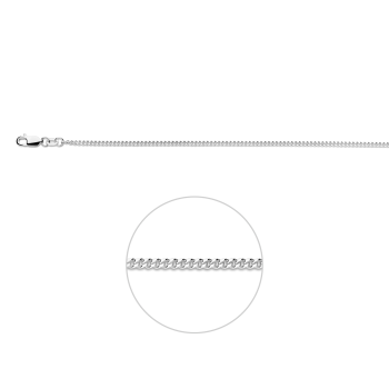 Zilveren gourmet collier 50cm 1.9mm - 604785
