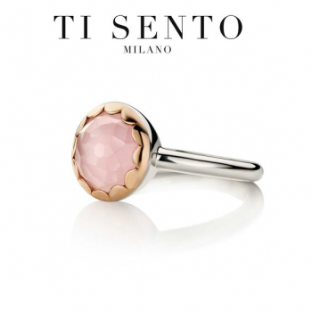 Ti Sento Ring Verguld 1880CP/52 - 605837