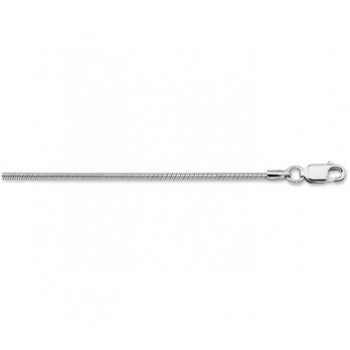 Zilver slang collier 42cm 1.4mm - 606016