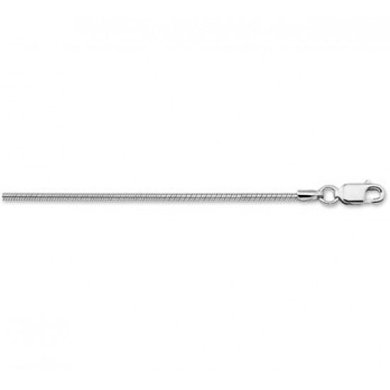 Zilver slang collier 42cm 1.4mm - 606016