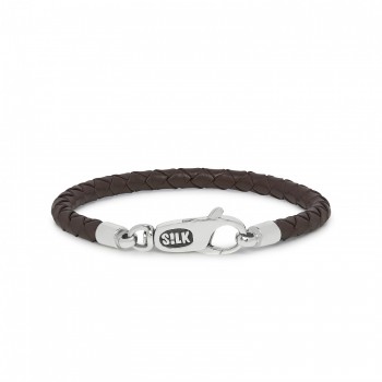 S!LK Armband Roots Leather Brown 830.19 - 606975