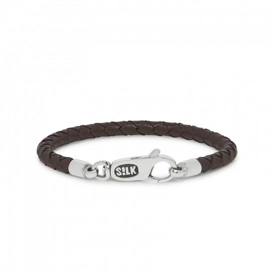 S!LK Armband Roots Leather Brown 830.19 - 606975