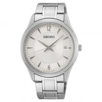 Seiko Staal Wit 100mtr SUR417P1 - 616054