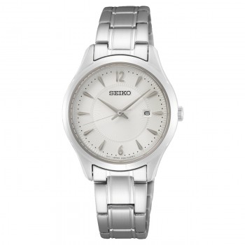 Seiko Dames Staal Wit 100mtr SUR423P1 - 616059
