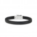 S!LK Armband Leather Black 155BLK.21 - 616036