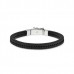 S!LK Armband Leather Black 275BLK.19 - 616038