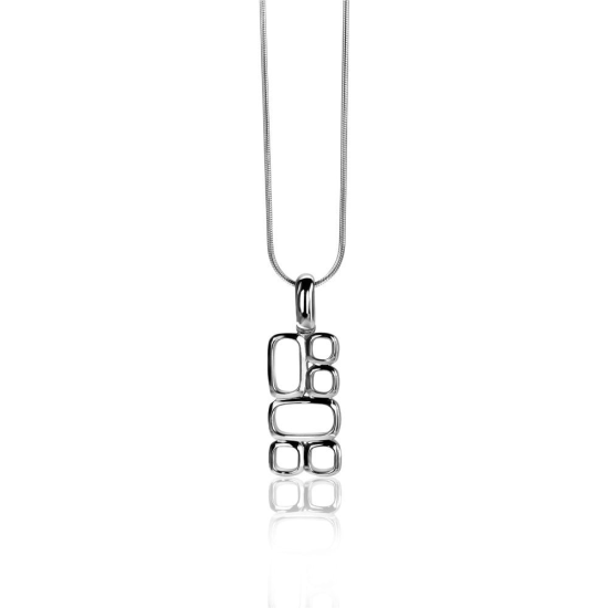 ZINZI Mart Visser Collectie zilveren fantasie hanger MVH3 - 608030