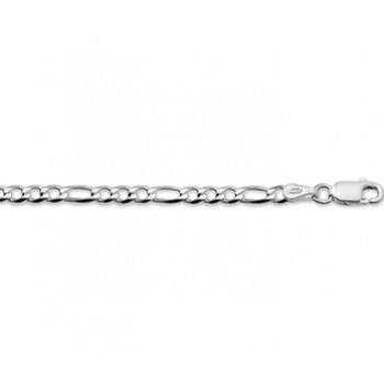 Zilveren Figaro collier 3.25mm 42cm - 608069