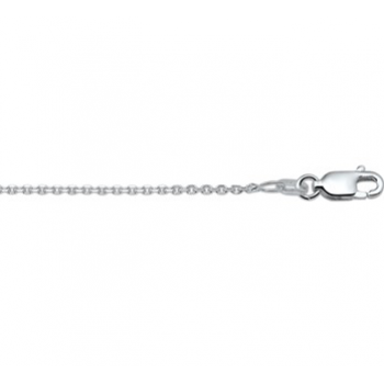 Zilver anker collier 42cm 1.3mm - 608074