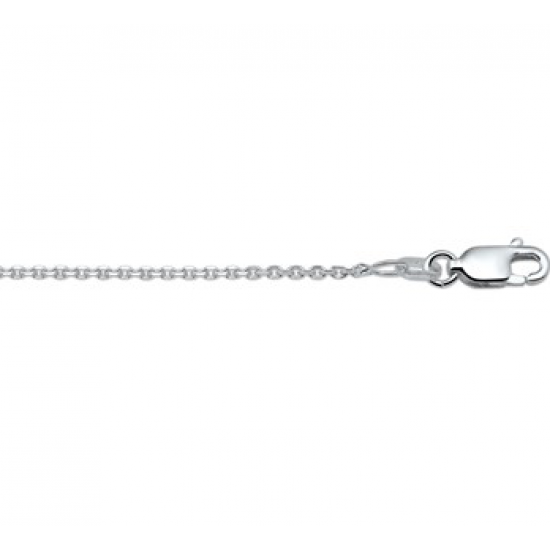 Zilver anker collier 42cm 1.3mm - 608074