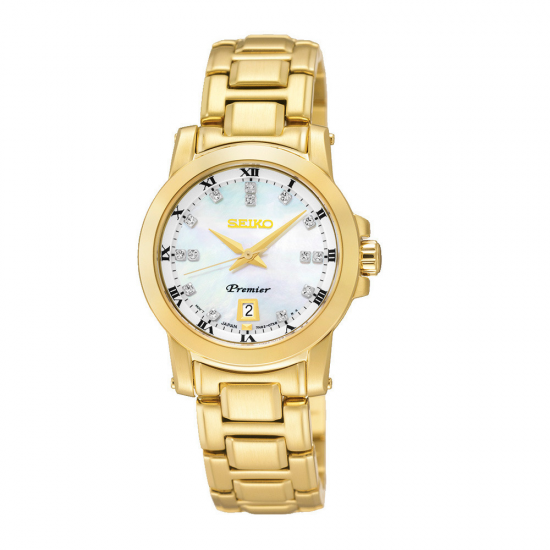 Seiko Dames Premier Staal Double MOP Diamant SXDG04P1 - 608146