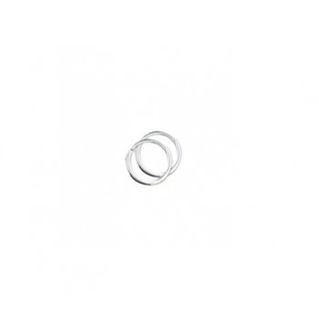 Zilveren oorring 6x1.3mm - 608472