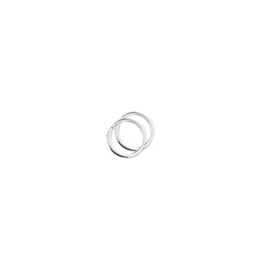 Zilveren oorring 6x1.3mm - 608472