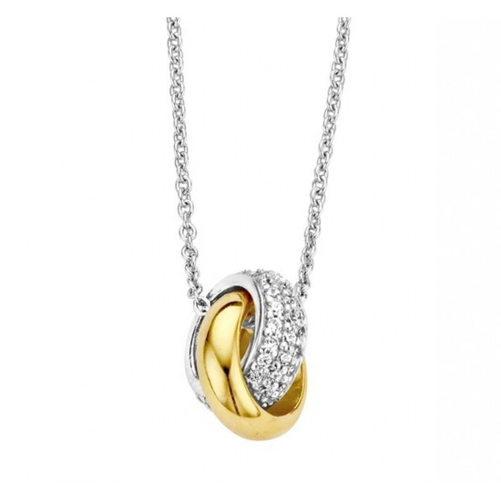 Moments Silver Collier Verguld 61193AY - 608713