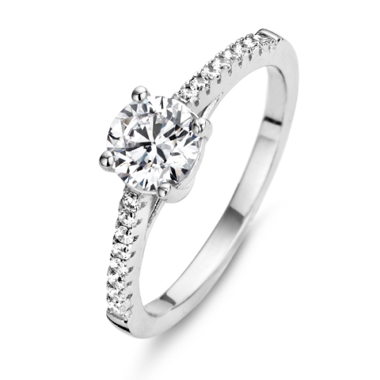 Rosa di Luca zilveren ring zirkonia - 610135 Rosa di Luca zilveren ring zirkonia - 610135