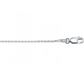 Zilver anker collier 41-45cm 1.2mm - 609166