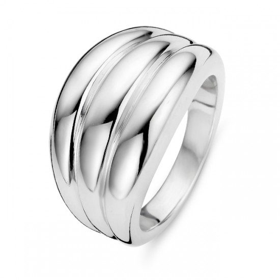 Rosa di Luca zilveren ring maat 58 - 610281