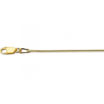 14krt gouden slang collier 42cm 1.4mm - 609178