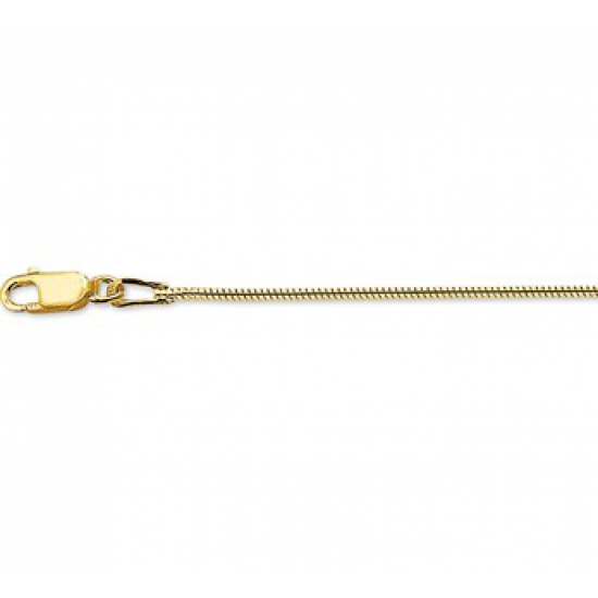 14krt gouden slang collier 42cm 1.4mm - 609178