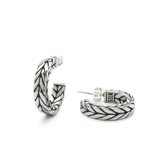 S!LK Earring Arch Silver 399 - 610808