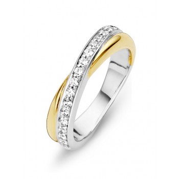 Moments Silver Ring Verguld 15045AY/56 - 609518