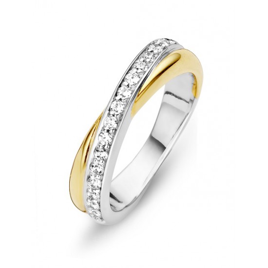 Moments Silver Ring Verguld 15045AY/56 - 609518