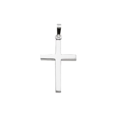 Zilveren hanger kruis 28x16mm - 609614