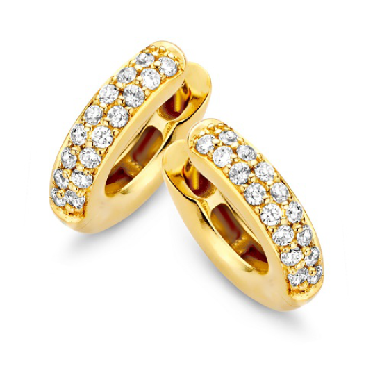 Moments Silver Oorknoppen Verguld met zirkonia 72574BY - 609693 Moments Silver Oorknoppen Verguld met zirkonia 72574BY - 609693