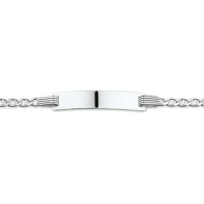 Zilveren graveerarmband 13-15cm - 617023 Zilveren graveerarmband 13-15cm - 617023