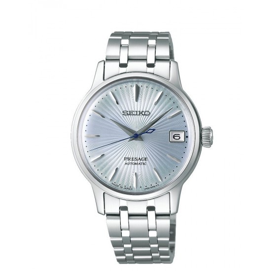 Seiko Dames Presage Automaat Staal Lichtblauw SRP841J1 - 617061