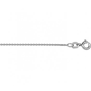 Zilver anker collier 1.2mm 42cm - 612594