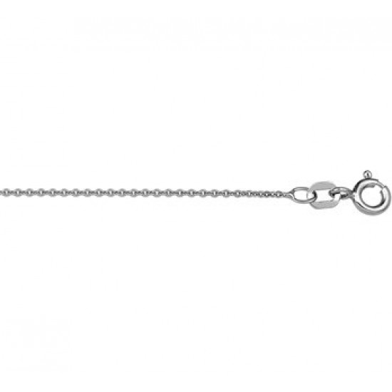 Zilver anker collier 1.2mm 42cm - 612594