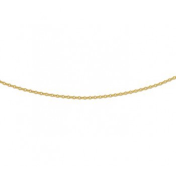 14 krt gouden anker collier 42cm 1.1mm - 613192