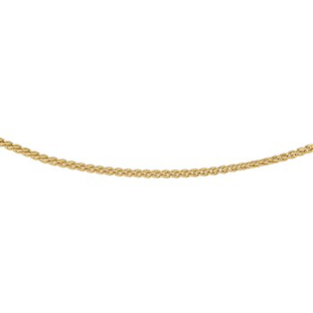 14krt gouden vossenstaart collier 45cm 1.3mm - 613198