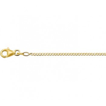 14krt gouden gourmet collier 45cm 1.7mm - 613200