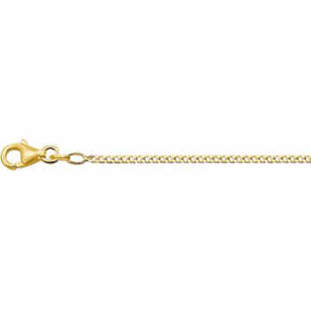 14krt gouden gourmet collier 45cm 1.7mm - 613200