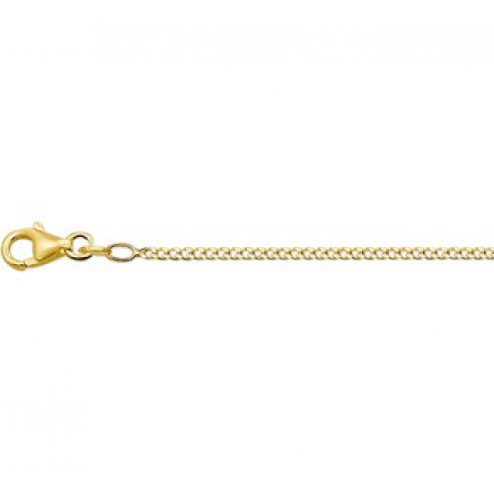 14krt gouden gourmet collier 45cm 1.7mm - 613200