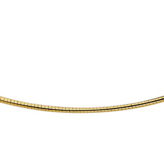 14krt gouden omega collier 45cm 1.8mm - 613201