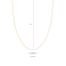 Blush Collier 3046YGO/45 - 616012