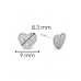 Ti Sento Oorbellen 9mm 7767ZI - 613606