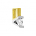 14krt bicolor gouden hanger met diamant 0.075crt V-zetting - 613671