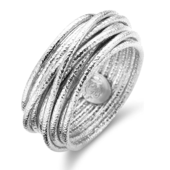 Casa Collection Wikkel Satin Zilver maat 58 - 614285 Casa Collection Wikkel Satin Zilver maat 58 - 614285